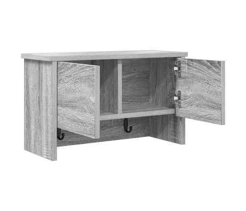 Sienas Pakaramais Pelēka Sonomas Ozola 50 X 20 X 30 Cm Vidaxl