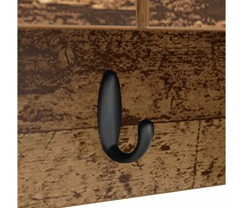 Sienas Pakaramais Vecs Koks 50 X 20 X 30 Cm Inženierijas Koks Vidaxl