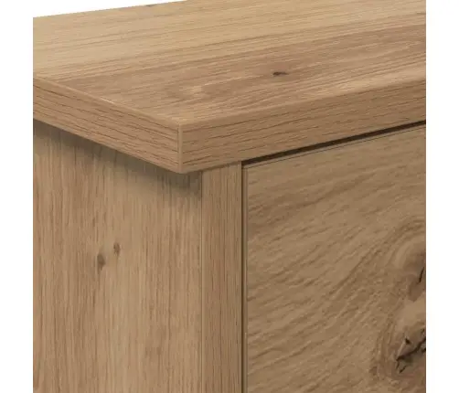 Sienas Pakaramais Ar Plauktu Amatnieku Ozola 50 X 20 X 30 Cm Vidaxl