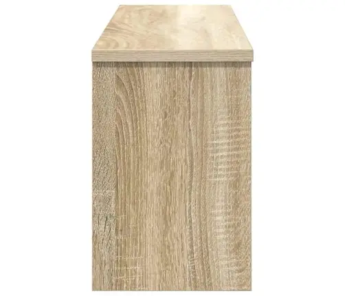 Sienas Pakaramais Ar Plauktu Sonomas Ozola 80 X 20 X 30 Cm Vidaxl