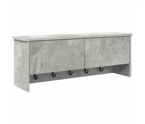 Prikabinamas Paltas Su Lentyna Betono Pilka 80 X 20 X 30 Cm