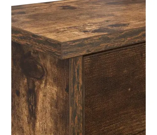 Prikabinamas Paltas Su Lentyna Dūminio Ąžuolo 80 X 20 X 30 Cm