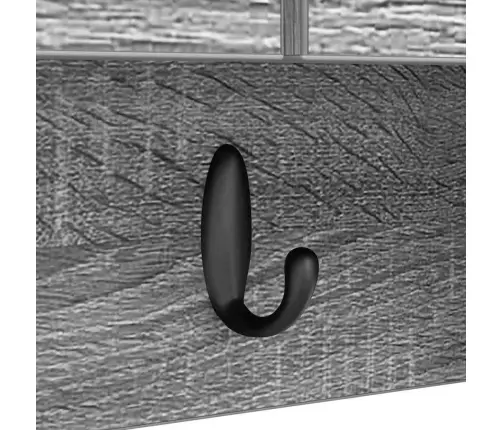 Prikabinamas Paltas Pilka Sonoma Ąžuolo 80 X 20 X 30 Cm