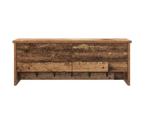 Sienas Pakaramais Vecs Koks 80 X 20 X 30 Cm Inženierijas Koks Vidaxl