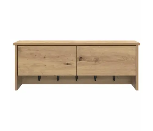 Seinale Kinnitatav Riidepuu Uksega Käsitöötamm 80 X 20 X 30 Cm Seinale Kinnitatav Riidepuu Uksega Käsitöötamm 80 X 20 X 30 Cm