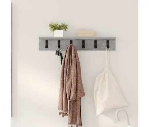 Seinale Kinnitatav Riidepuu Betoonihall 60 X 10.5 X 10.5 Cm