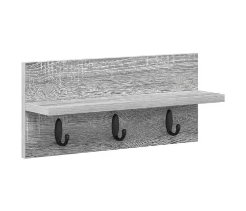 Sienas Pakaramais Pelēka Sonomas Ozola 40 X 10.5 X 18 Cm Vidaxl