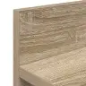 Sienas Pakaramais Ar Plauktu Sonomas Ozola 80 X 10.5 X 18 Cm Vidaxl