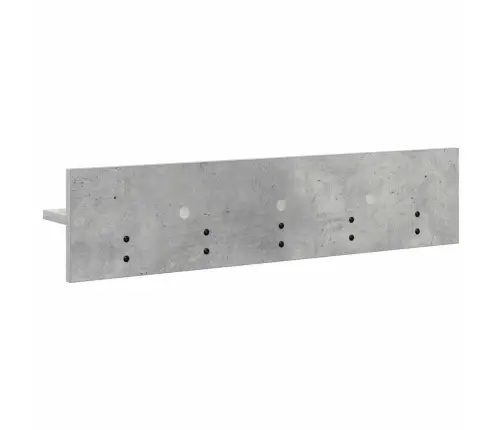 Prikabinamas Paltas Su Lentyna Betono Pilka 80 X 10.5 X 18 Cm