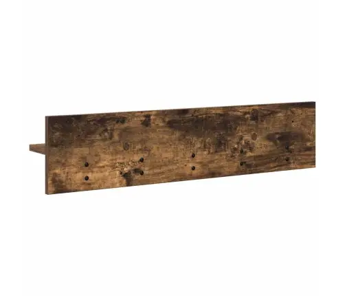 Seinale Kinnitatav Riidepuu Suitsutatud Tamm 80 X 10.5 X 18 Cm