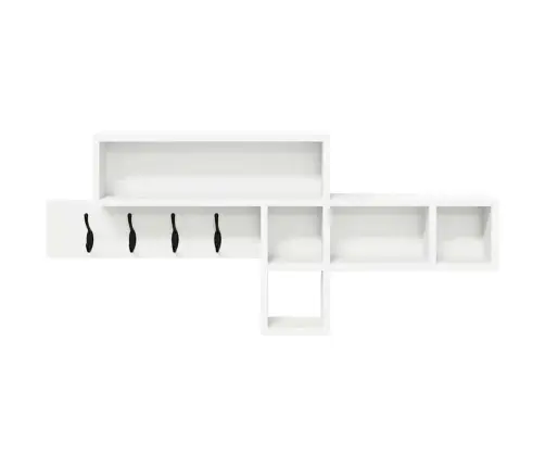 Prikabinamas Paltas Balta 100 X 12 X 43.5 Cm Apdirbta Mediena