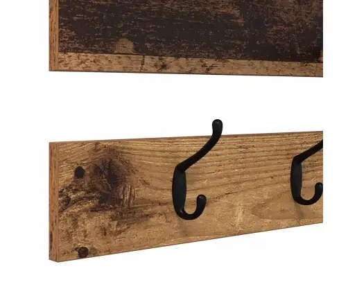 Prikabinamas Paltas Su Lentyna Sena Mediena 90 X 15 X 36 Cm