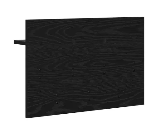 Sienas Pakaramais Melns Ozols 60 X 40 X 12 Cm Inženierijas Koks Vidaxl