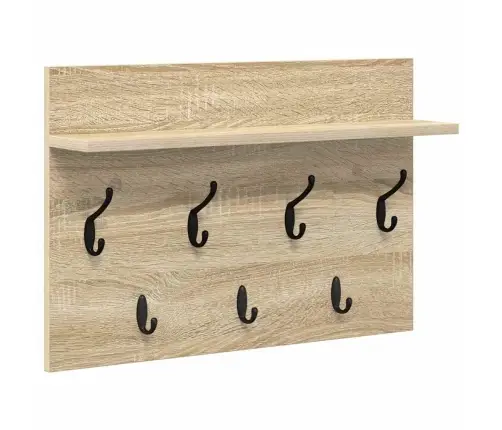 Seinale Kinnitatav Riidepuu Sonoma Tamm 60 X 40 X 12 Cm