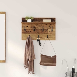 Sienas Pakaramais Vecs Koks 60 X 40 X 12 Cm Inženierijas Koks Vidaxl