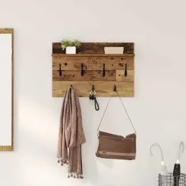 Sienas Pakaramais Vecs Koks 60 X 40 X 12 Cm Inženierijas Koks Vidaxl