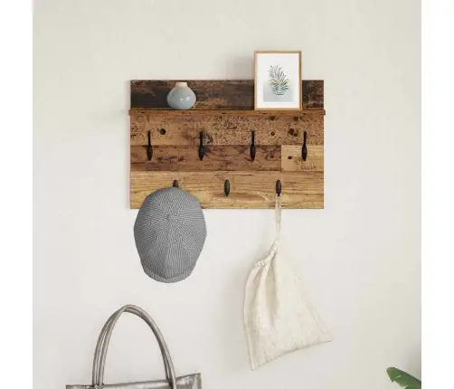 Sienas Pakaramais Vecs Koks 60 X 40 X 12 Cm Inženierijas Koks Vidaxl