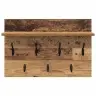 Sienas Pakaramais Vecs Koks 60 X 40 X 12 Cm Inženierijas Koks Vidaxl