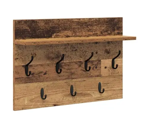 Sienas Pakaramais Vecs Koks 60 X 40 X 12 Cm Inženierijas Koks Vidaxl