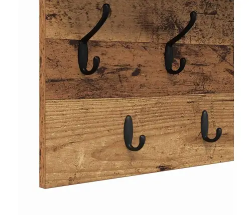 Sienas Pakaramais Vecs Koks 80 X 40 X 12 Cm Inženierijas Koks Vidaxl