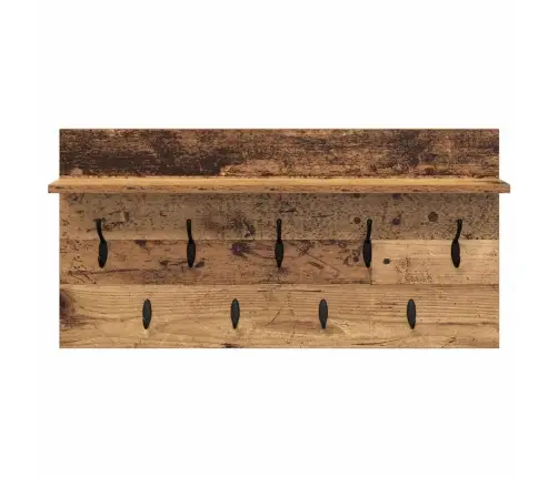 Sienas Pakaramais Vecs Koks 80 X 40 X 12 Cm Inženierijas Koks Vidaxl