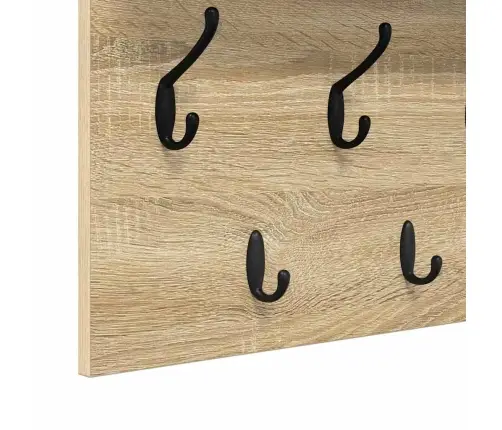 Prikabinamas Paltas Su Lentyna Sonoma Ąžuolas 100 X 40 X 12 Cm