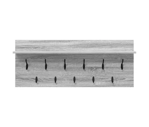 Sienas Pakaramais Pelēka Sonomas Ozola 100 X 40 X 12 Cm Vidaxl