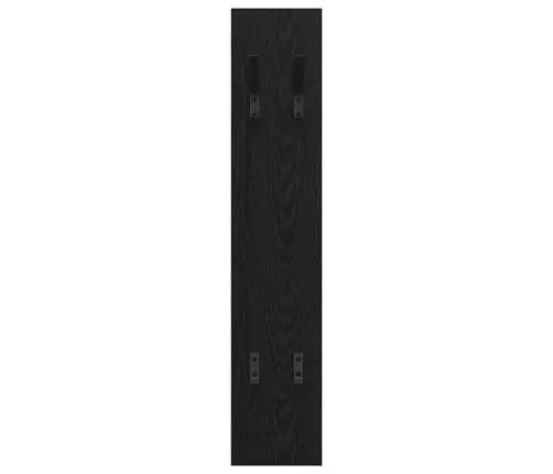 Seinale Kinnitatav Riidepuu Must Tamm 20 X 1.5 X 100 Cm Seinale Kinnitatav Riidepuu Must Tamm 20 X 1.5 X 100 Cm