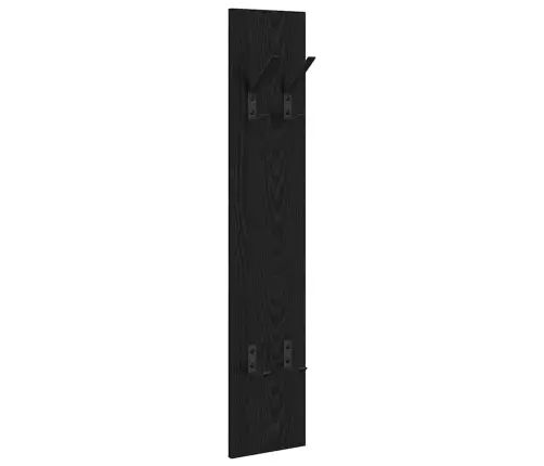 Seinale Kinnitatav Riidepuu Must Tamm 20 X 1.5 X 100 Cm Seinale Kinnitatav Riidepuu Must Tamm 20 X 1.5 X 100 Cm