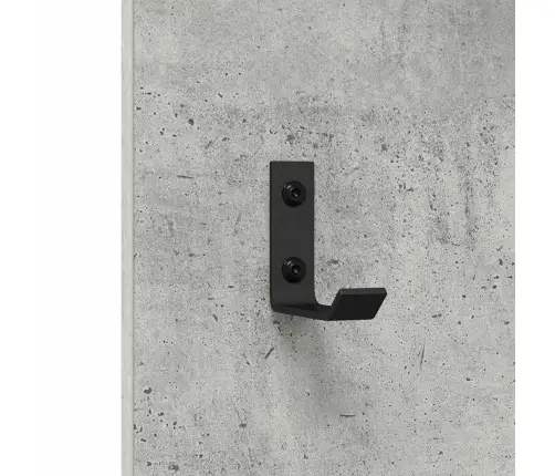 Sienas Pakaramais Betona Pelēka 30 X 1.5 X 80 Cm Vidaxl