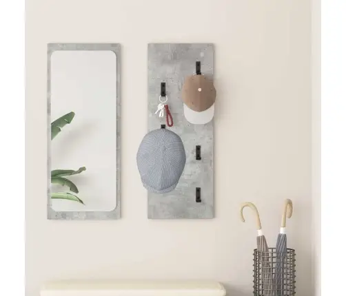 Sienas Pakaramais Betona Pelēka 30 X 1.5 X 80 Cm Vidaxl