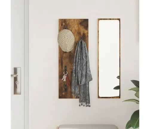 Sienas Pakaramais Dūmakaina Ozolkoka 30 X 1.5 X 80 Cm Vidaxl