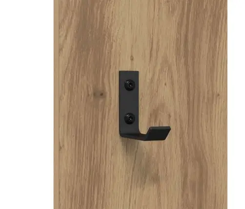 Seinale Kinnitatav Riidepuu Käsitöötamm 30 X 1.5 X 80 Cm