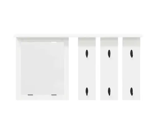 Prikabinamas Paltas Balta 85 X 10 X 45 Cm Apdirbta Mediena Prikabinamas Paltas Balta 85 X 10 X 45 Cm Apdirbta Mediena