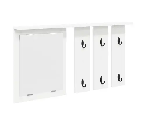 Prikabinamas Paltas Balta 85 X 10 X 45 Cm Apdirbta Mediena Prikabinamas Paltas Balta 85 X 10 X 45 Cm Apdirbta Mediena