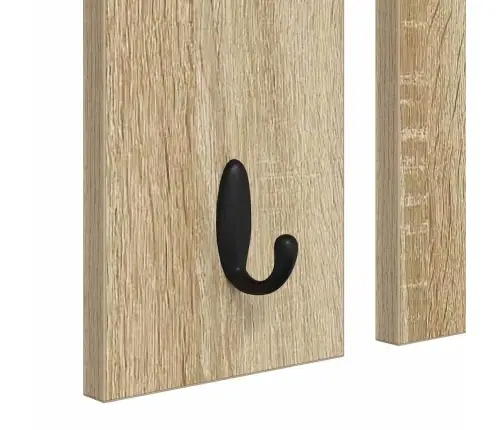 Sienas Pakaramais Ar Plauktu Sonomas Ozola 85 X 10 X 45 Cm Vidaxl