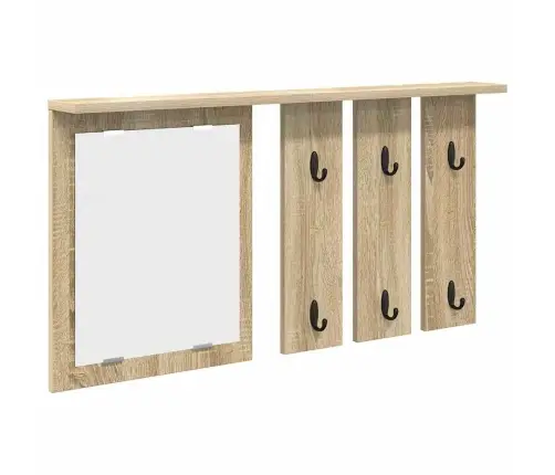 Sienas Pakaramais Ar Plauktu Sonomas Ozola 85 X 10 X 45 Cm Vidaxl