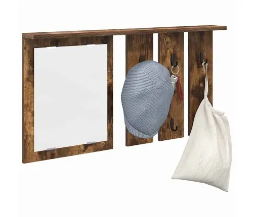 Prikabinamas Paltas Su Lentyna Dūminio Ąžuolo 85 X 10 X 45 Cm