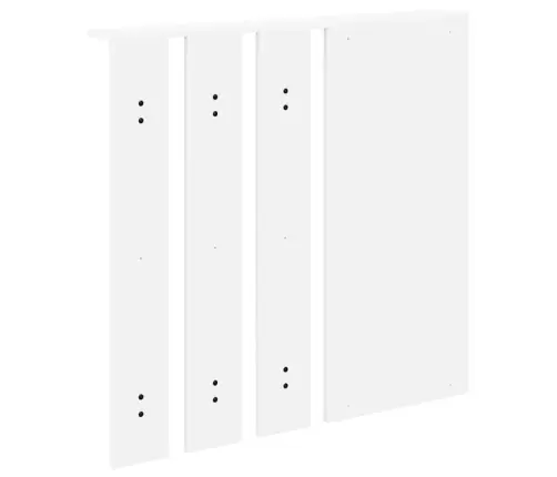 Seinale Kinnitatav Riidepuu Valge 84 X 10 X 80 Cm Tehispuit