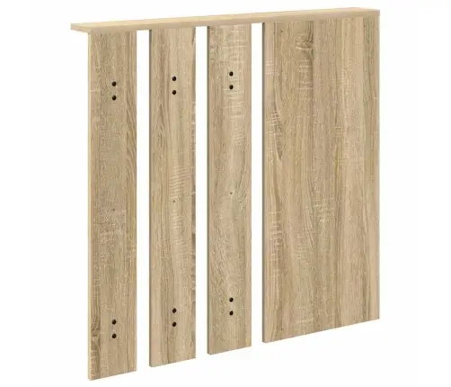 Seinale Kinnitatav Riidepuu Sonoma Tamm 84 X 10 X 80 Cm