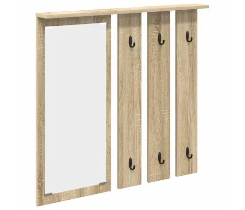 Seinale Kinnitatav Riidepuu Sonoma Tamm 84 X 10 X 80 Cm