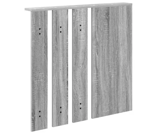 Sienas Pakaramais Pelēka Sonomas Ozola 84 X 10 X 80 Cm Vidaxl
