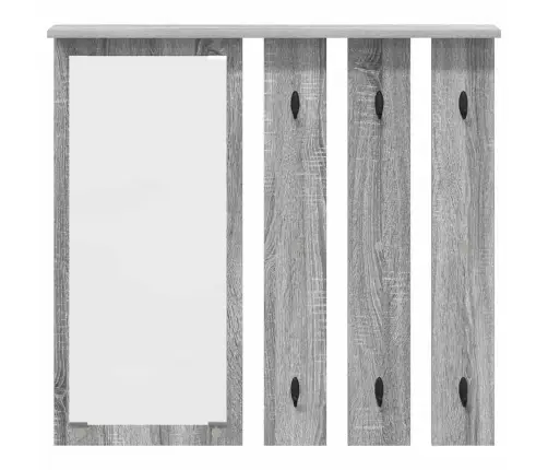 Sienas Pakaramais Pelēka Sonomas Ozola 84 X 10 X 80 Cm Vidaxl