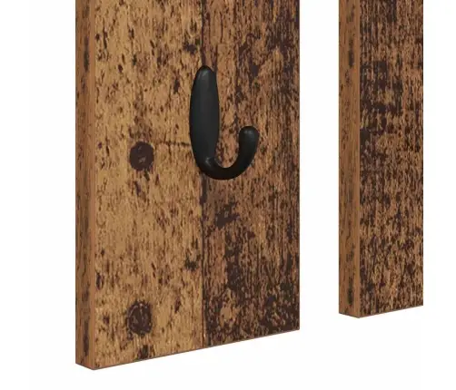 Sienas Pakaramais Vecs Koks 84 X 10 X 80 Cm Inženierijas Koks Vidaxl