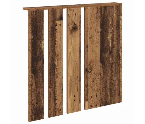 Sienas Pakaramais Vecs Koks 84 X 10 X 80 Cm Inženierijas Koks Vidaxl