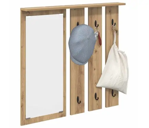 Seinale Kinnitatav Riidepuu Käsitöötamm 84 X 10 X 80 Cm