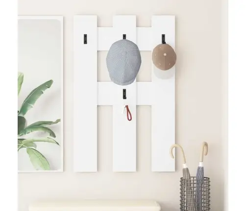 Prikabinamas Paltas Balta 65 X 3 X 100 Cm Apdirbta Mediena