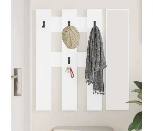 Prikabinamas Paltas Balta 65 X 3 X 100 Cm Apdirbta Mediena