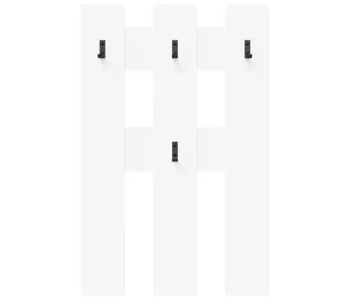 Prikabinamas Paltas Balta 65 X 3 X 100 Cm Apdirbta Mediena