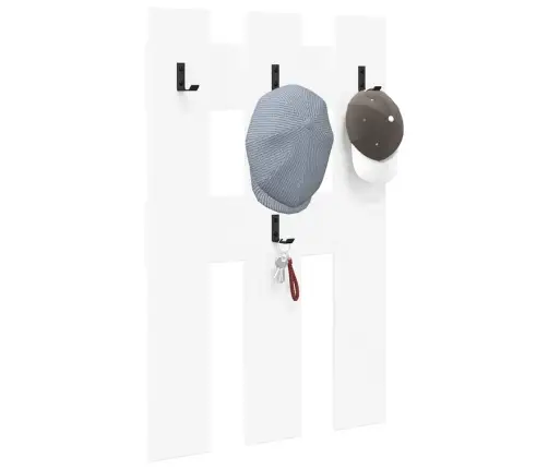 Prikabinamas Paltas Balta 65 X 3 X 100 Cm Apdirbta Mediena